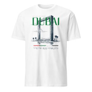 Short-Sleeve Unisex T-Shirt: City Dubai white